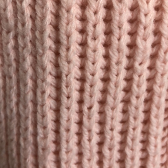 Pink Knit Circle / Infinity Scarf - Picture 2 of 2